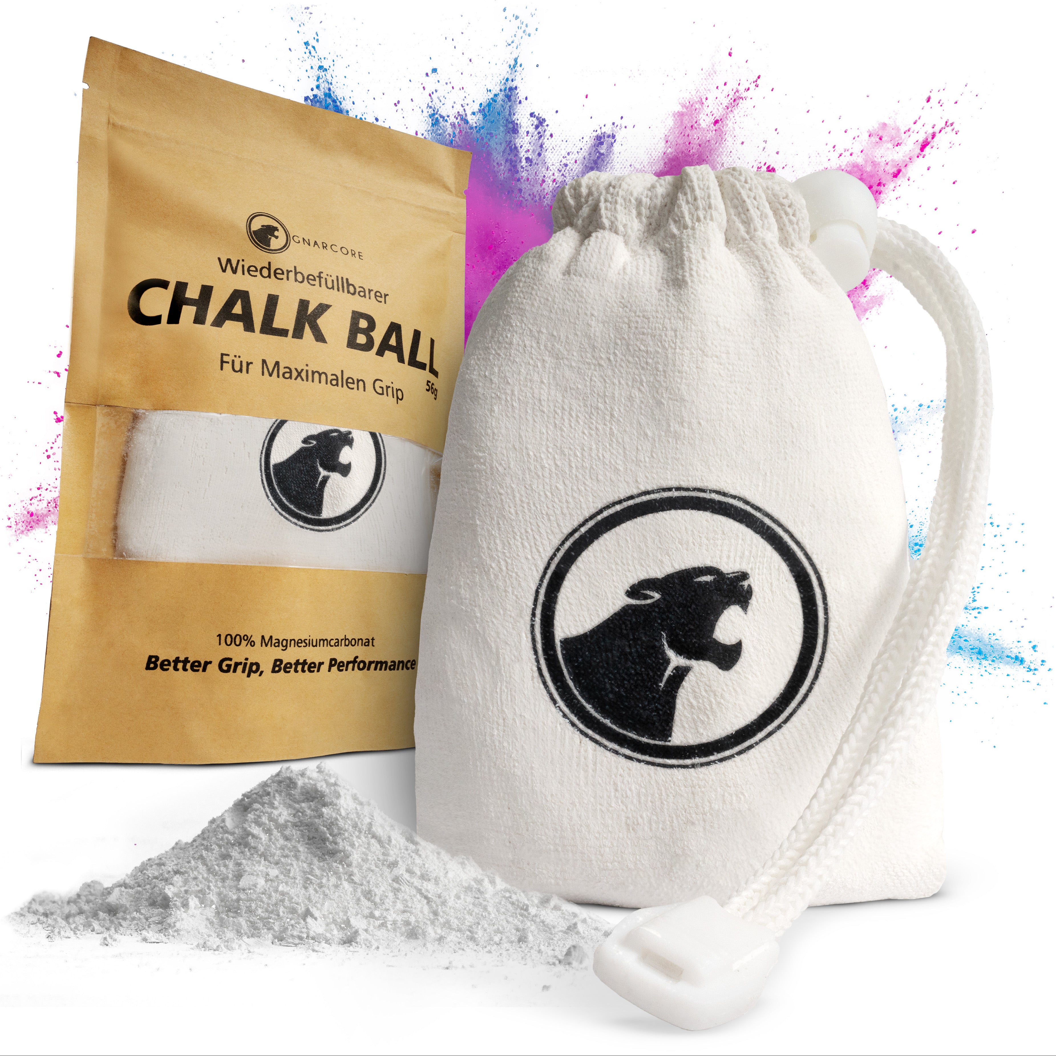 TOPSDE Chalk Ball da 56 gr Palle d Gesso (1 o 3 pz) per Arrampcata TOPSDE Chalk Ball da 56 gr Palle d Gesso (1 o 3 pz) per Arrampcata