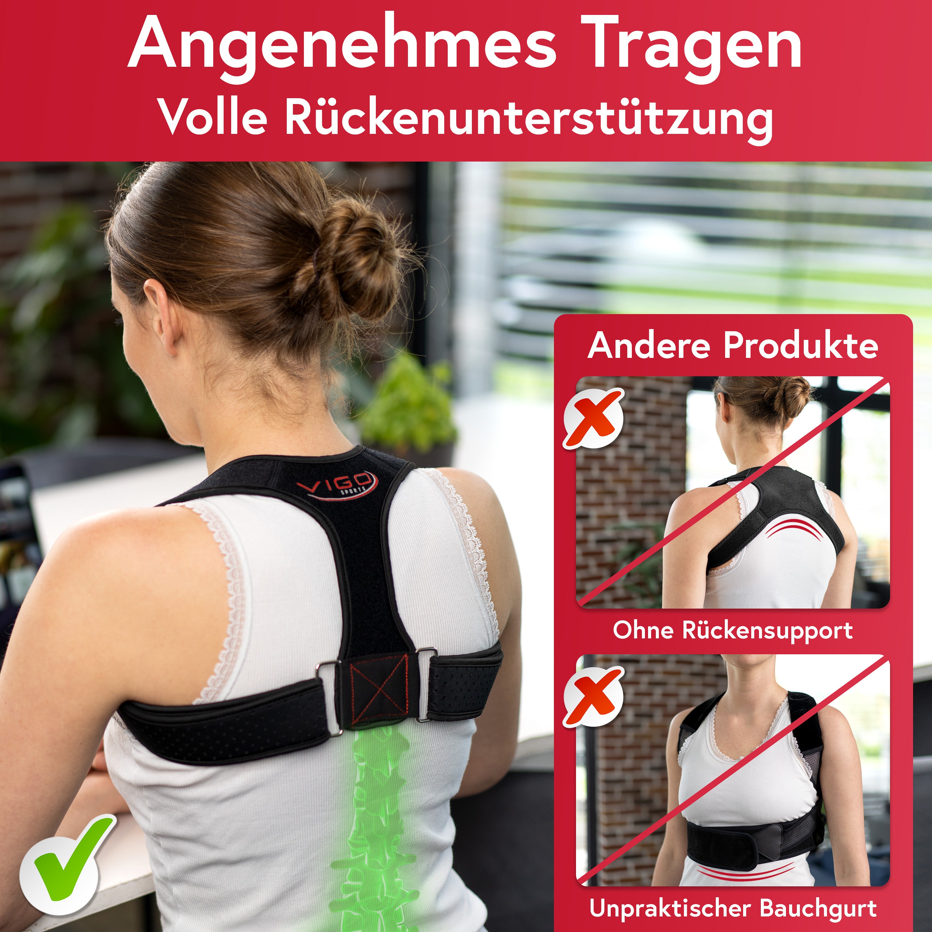 Rckenstabilisator Vigosports Rckenstabilisator Vigosports